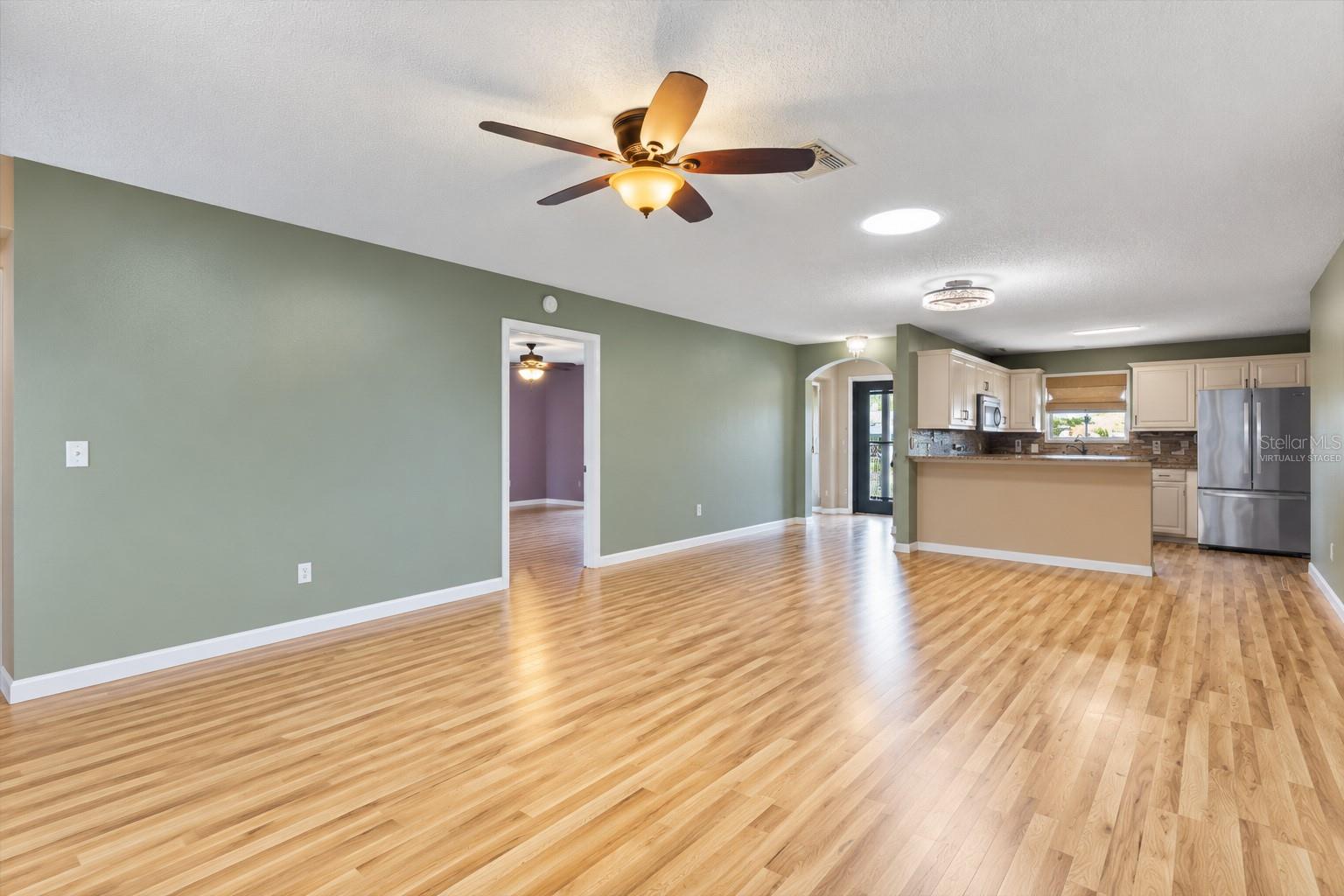 Virtually Staged to an empty room
