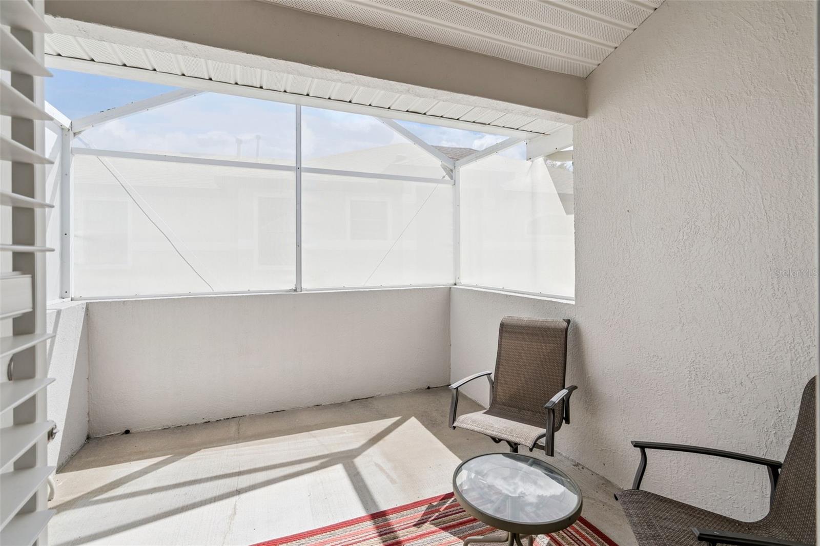 Private 2nd Lanai, wired for a hot tub.