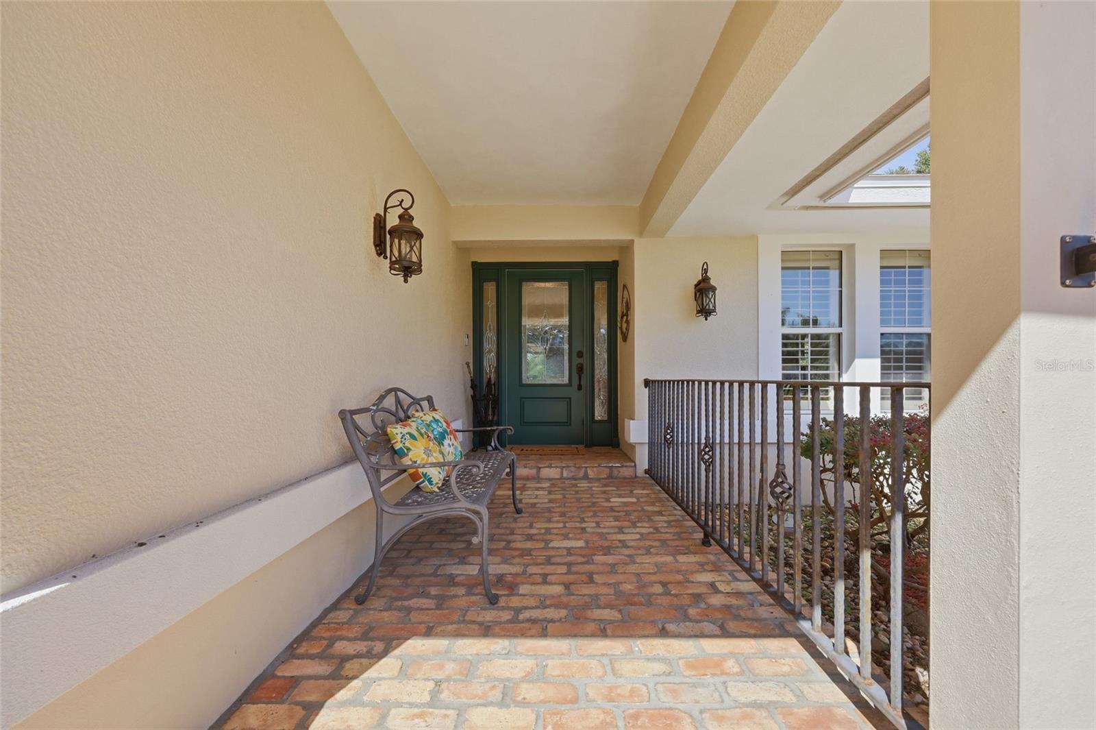 Front entrance of home with porch