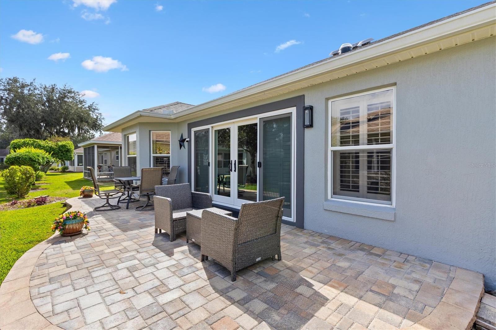 Pavered Patio Area