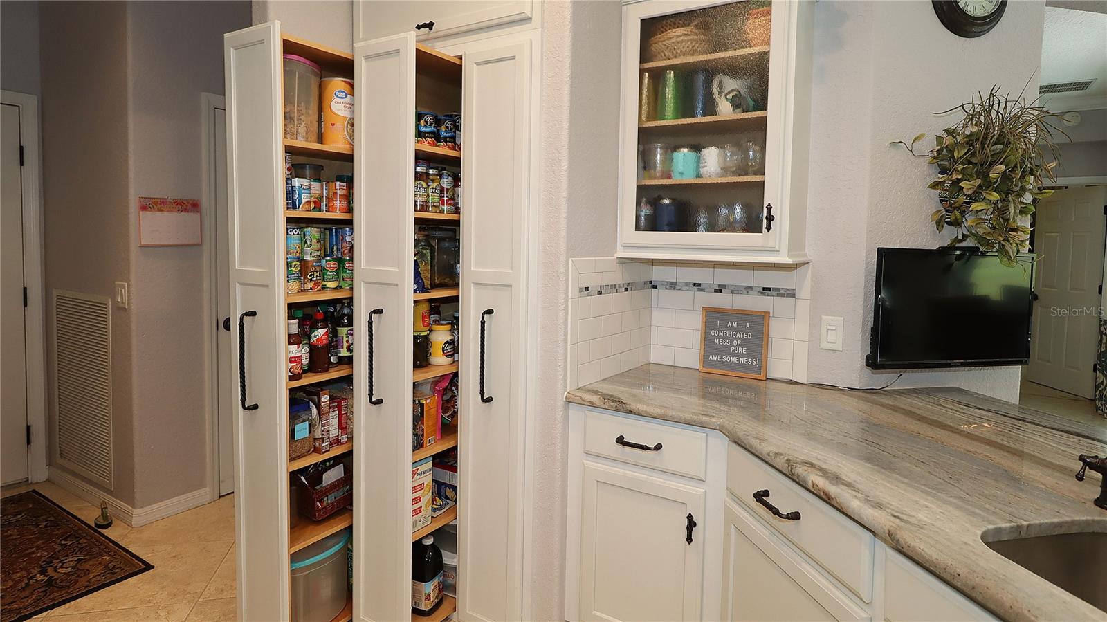 Kitchen - Unique Pantry Storage
