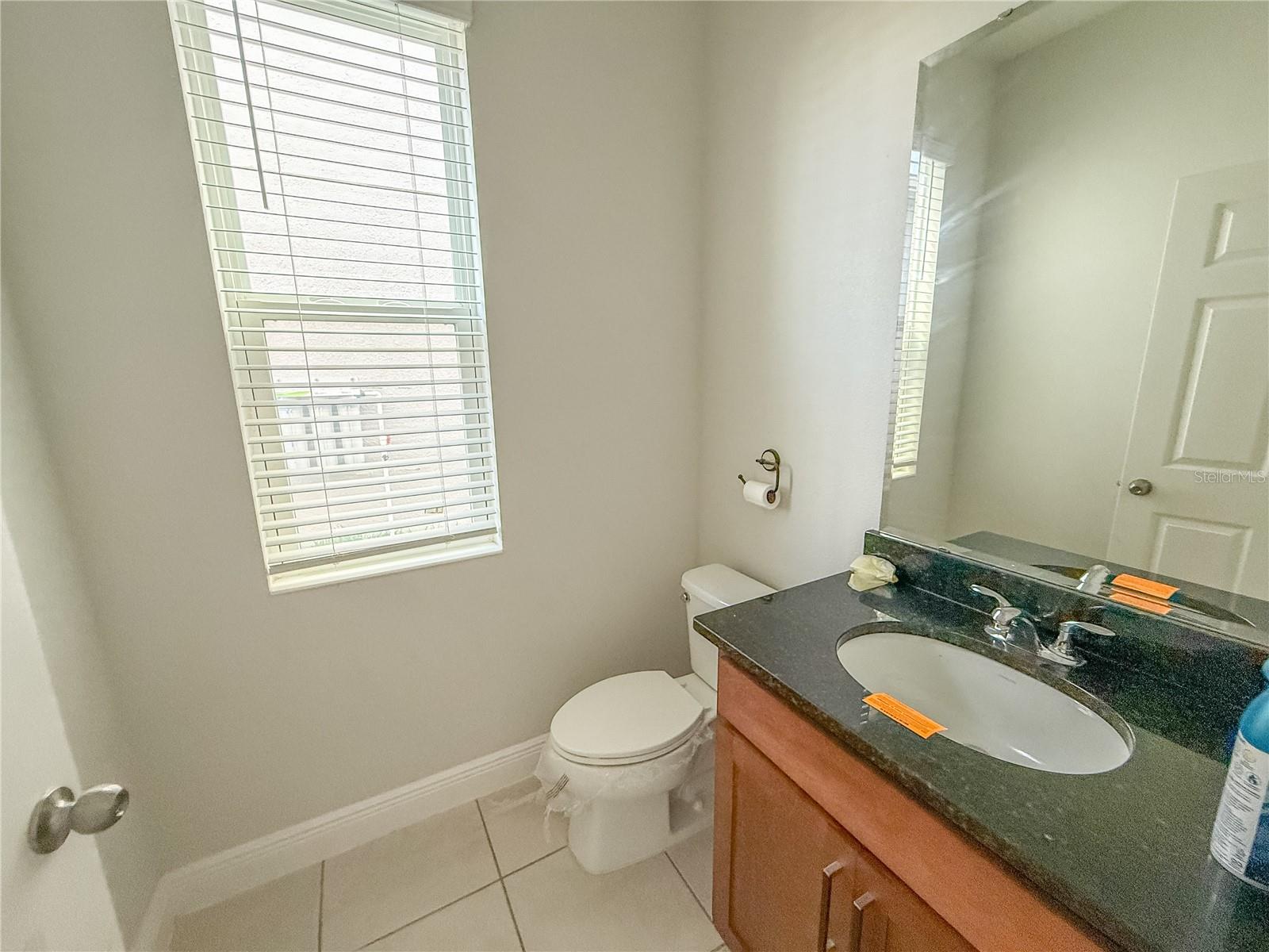 half bathroom downstairs
