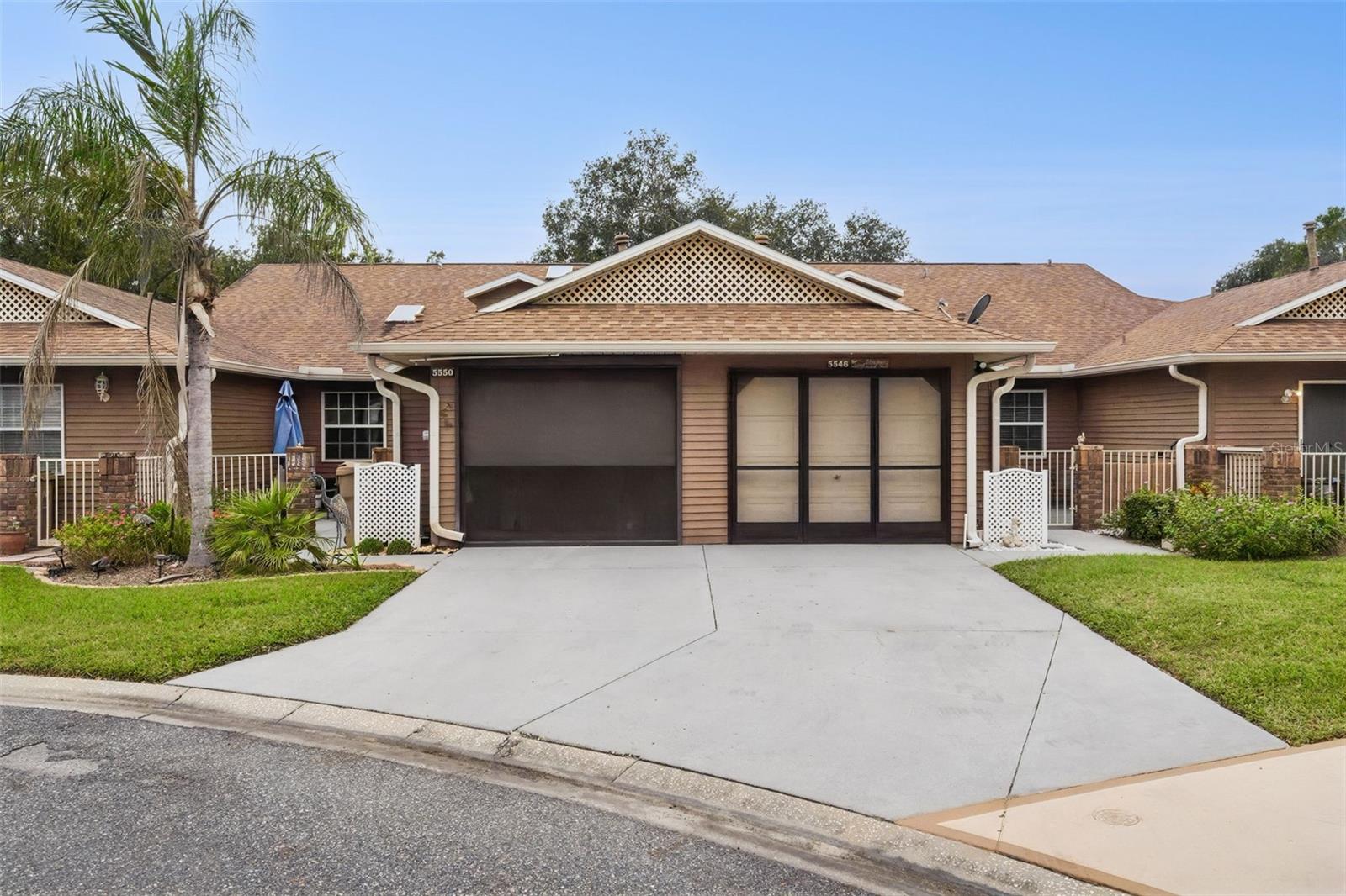 Villa and garage