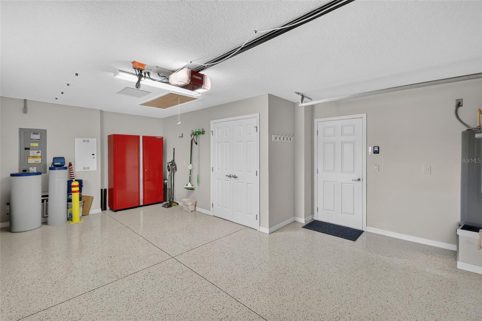Garage with Epoxy Floor