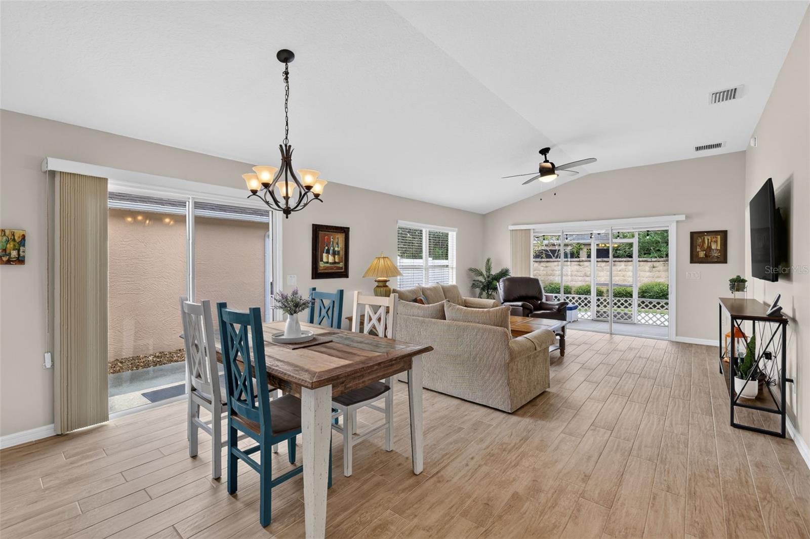 Dining and Living Rooms