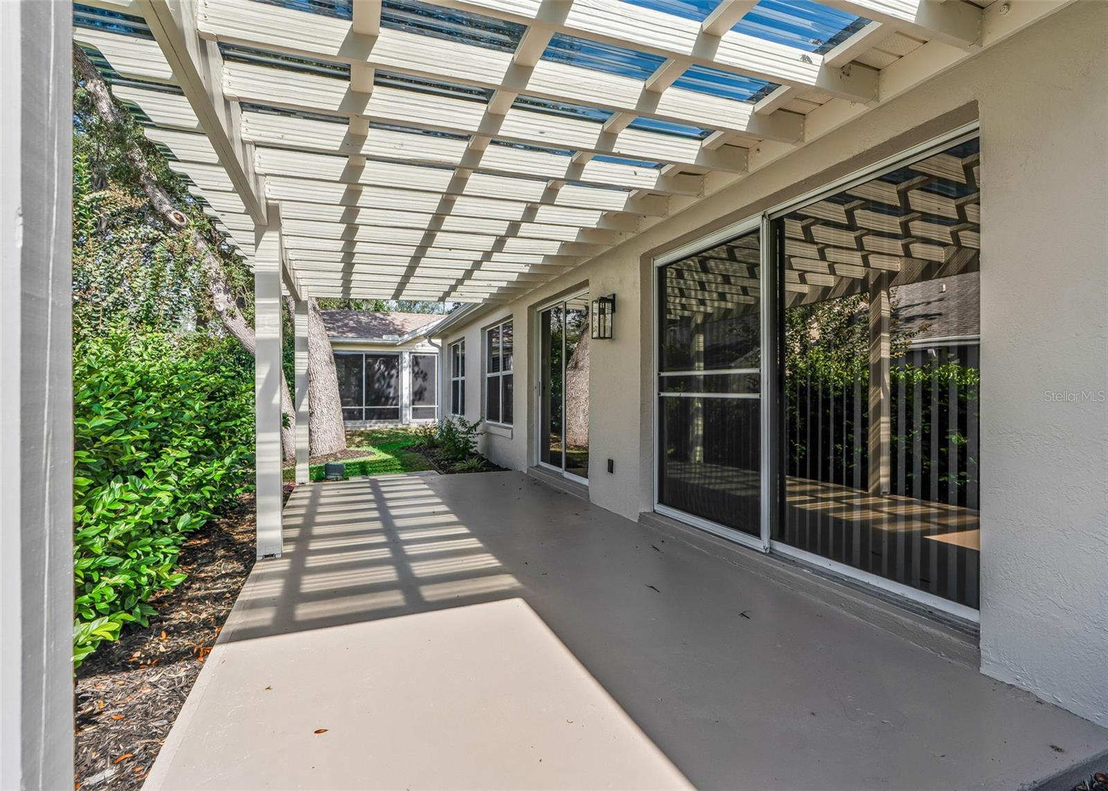 Covered patio