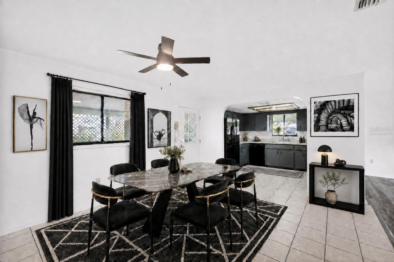 Dining Room Virtually Staged