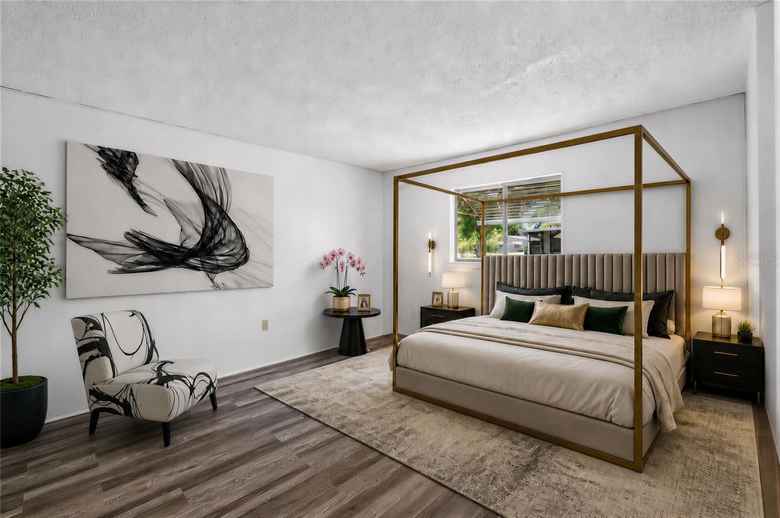 Primary Bedroom Virtually Staged