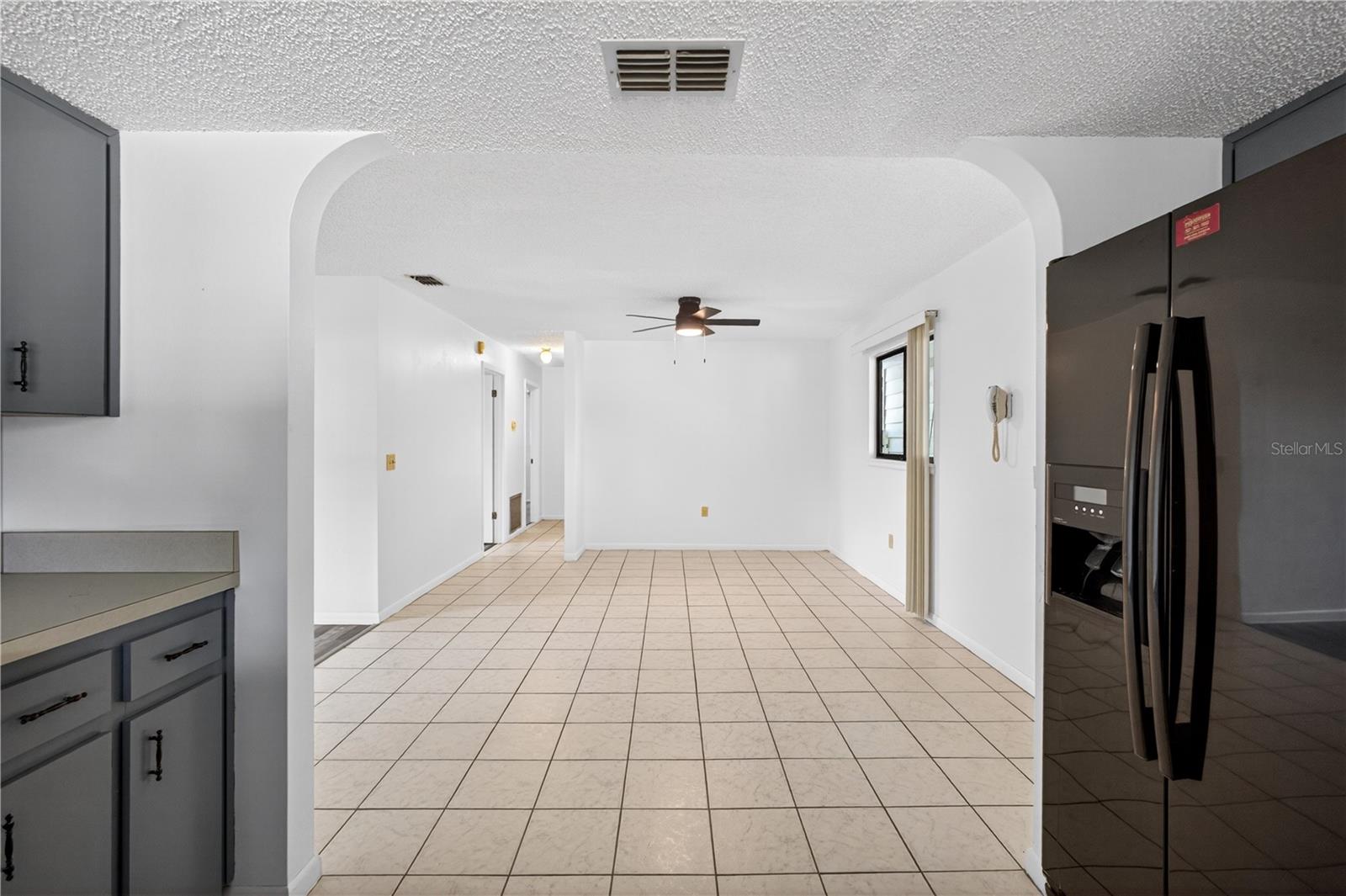 View of Dining Room from Kitchen