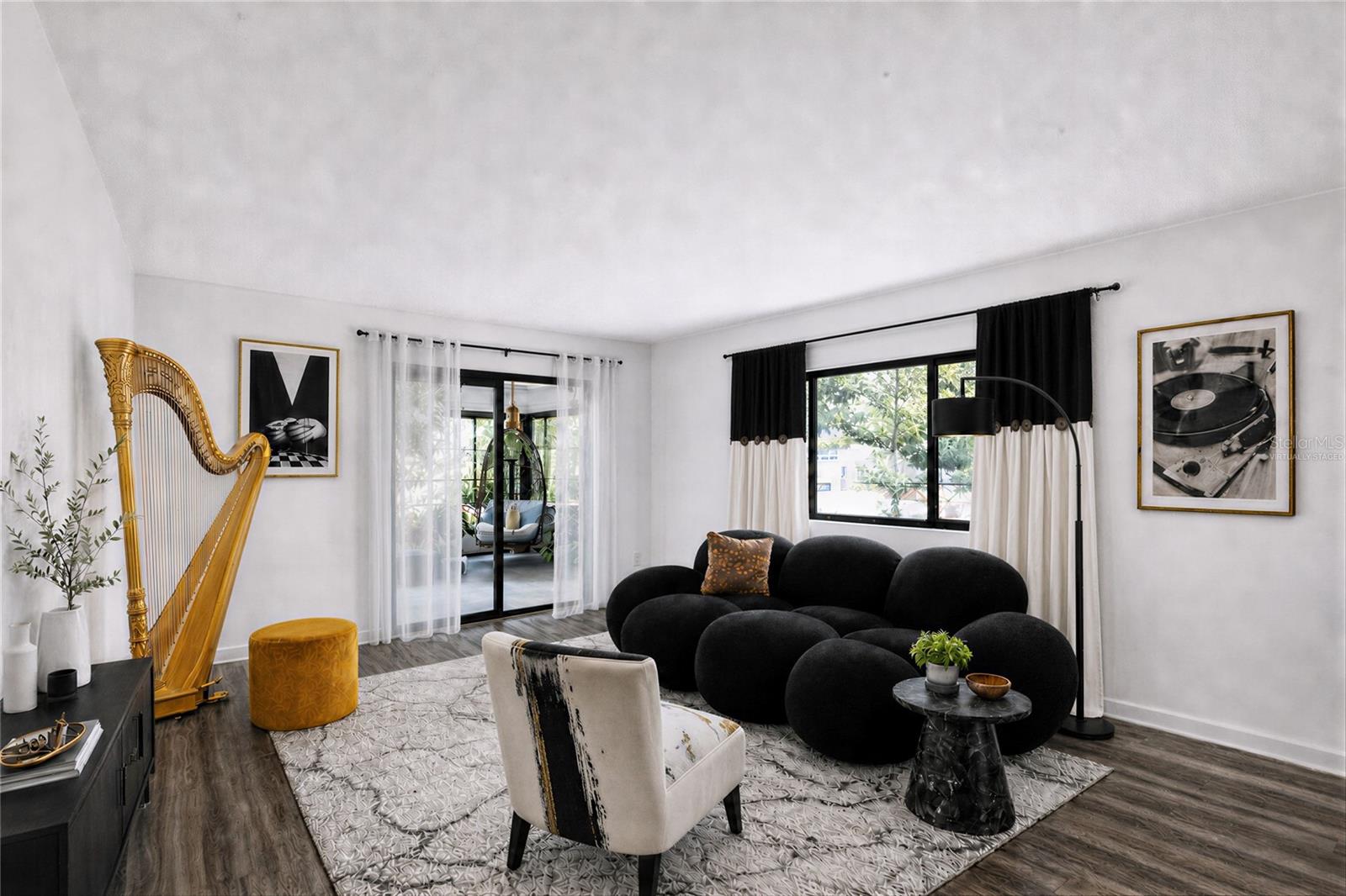 Living Room Virtually Staged
