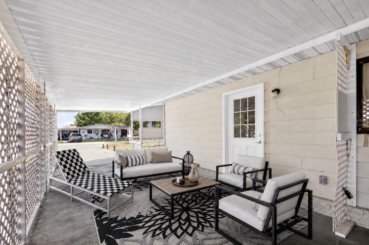 Carport Virtually Staged