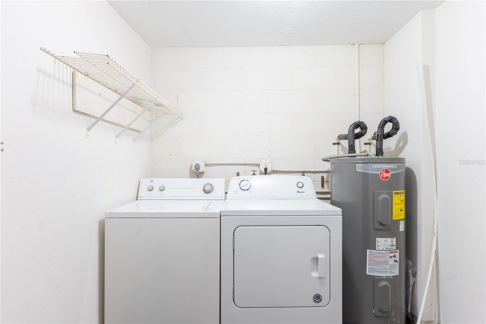 Laundry room on back porch
