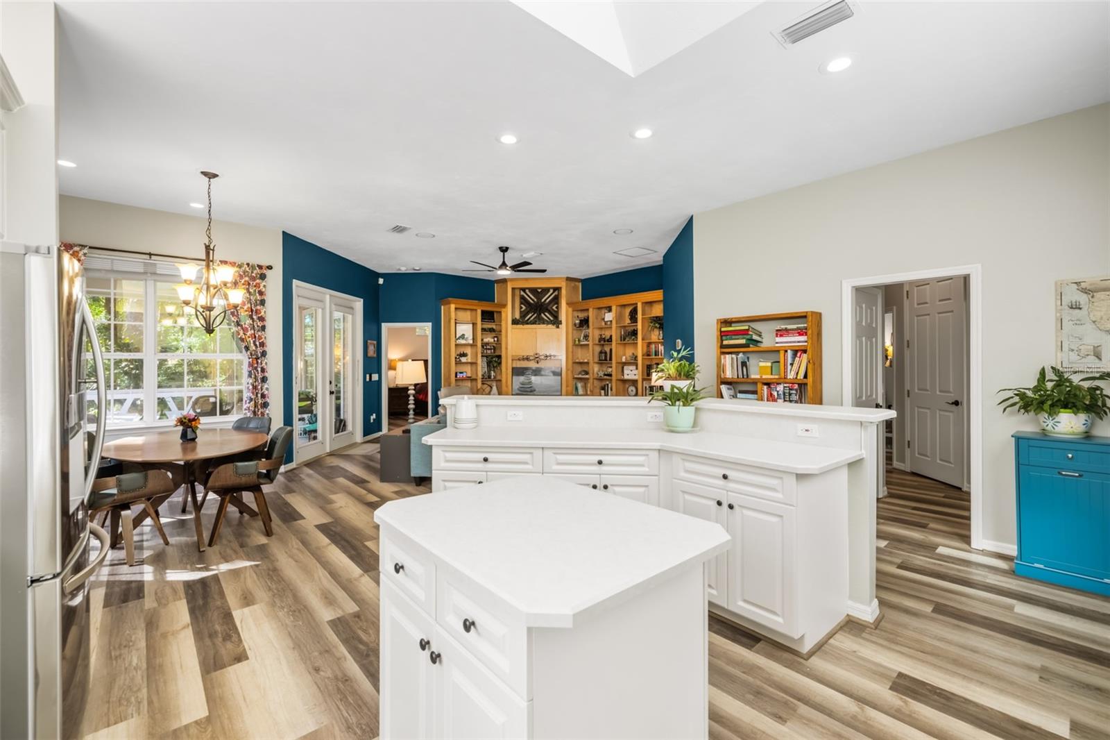 Kitchen is open to the greatroom