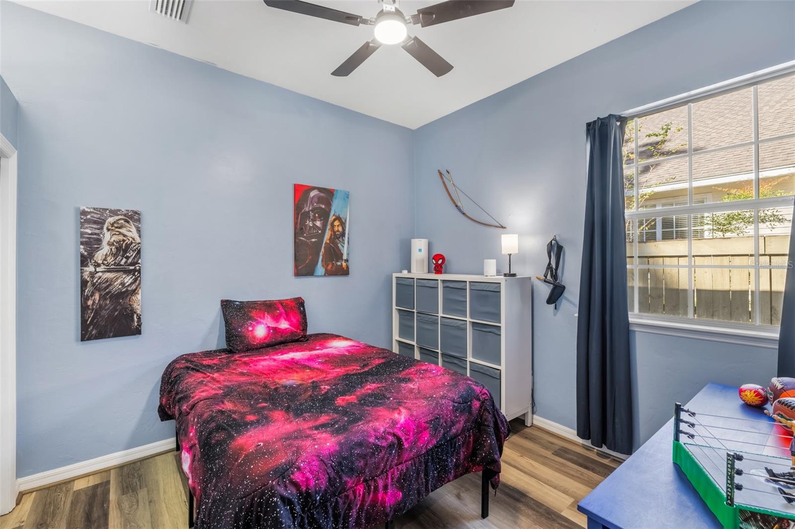 One of 2 secondary bedrooms downstairs