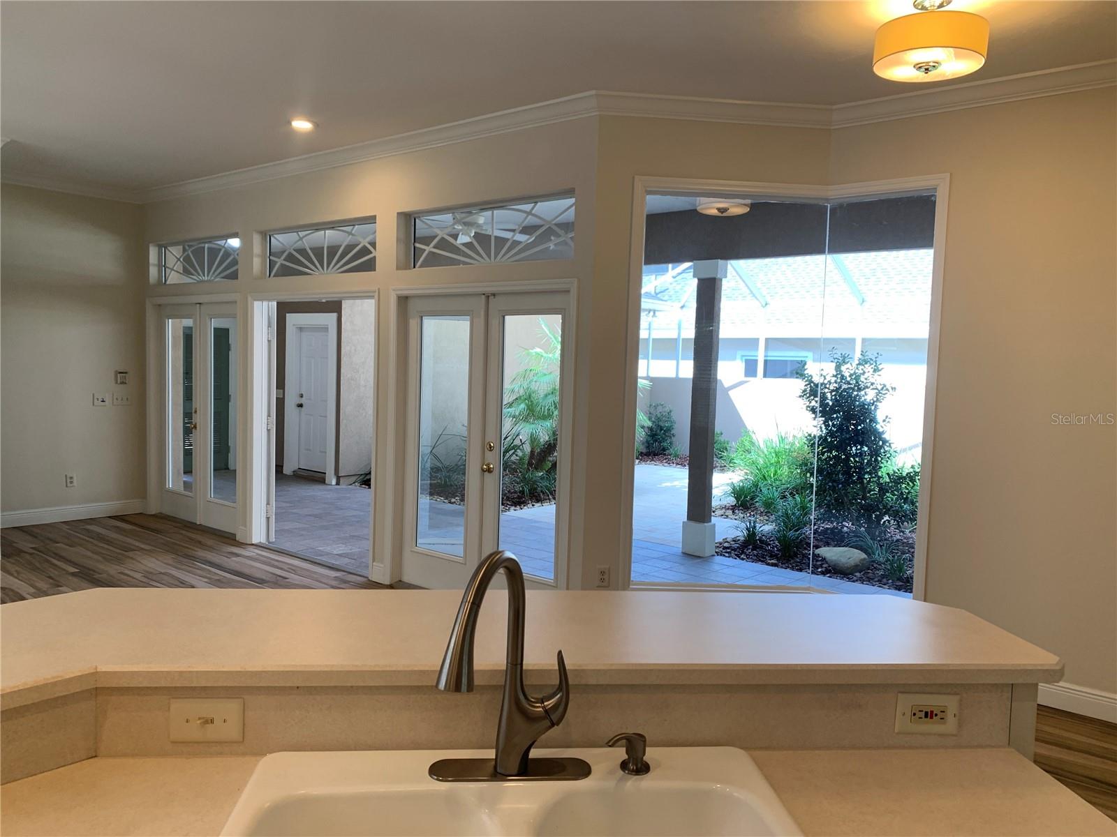 double French doors to courtyard double French doors to courtyard