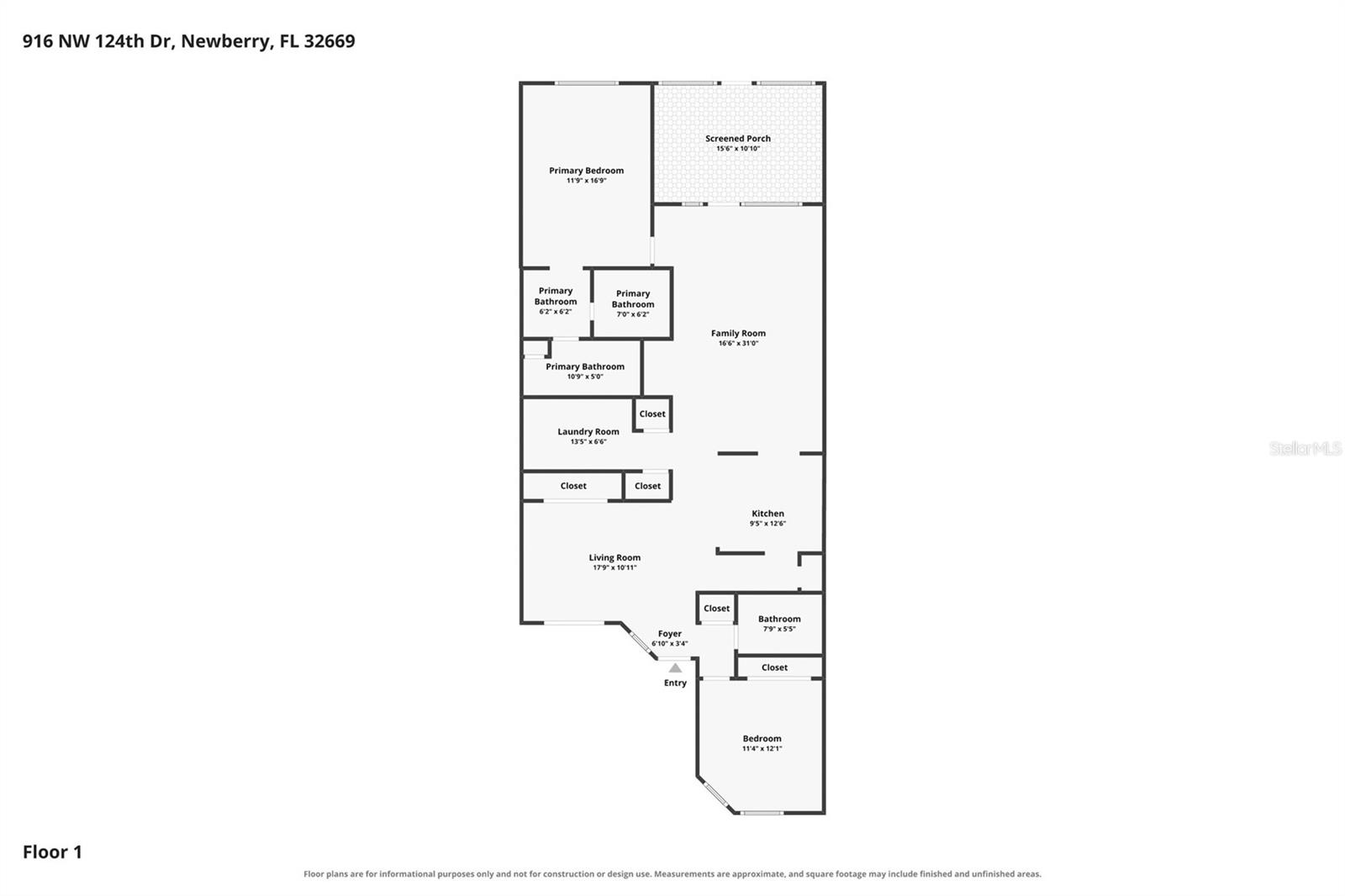916 NW 124TH DRIVE, Newberry, FL 32669