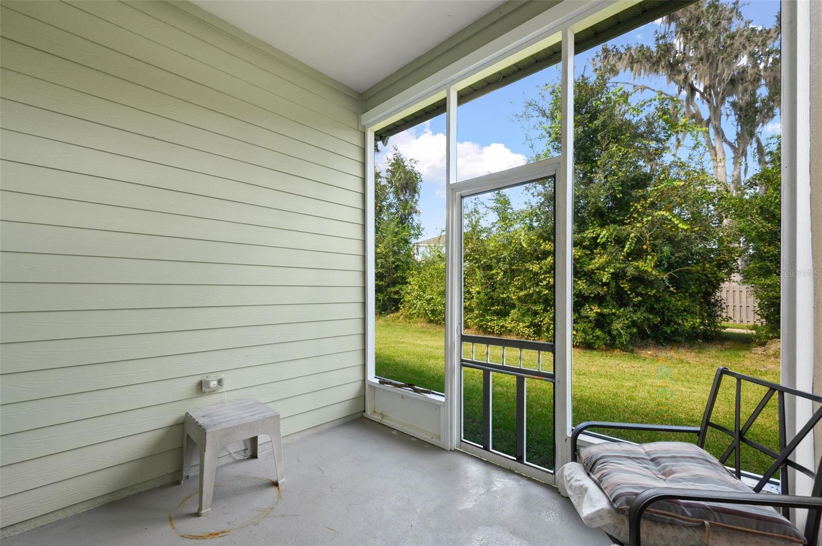Screened Back Lanai