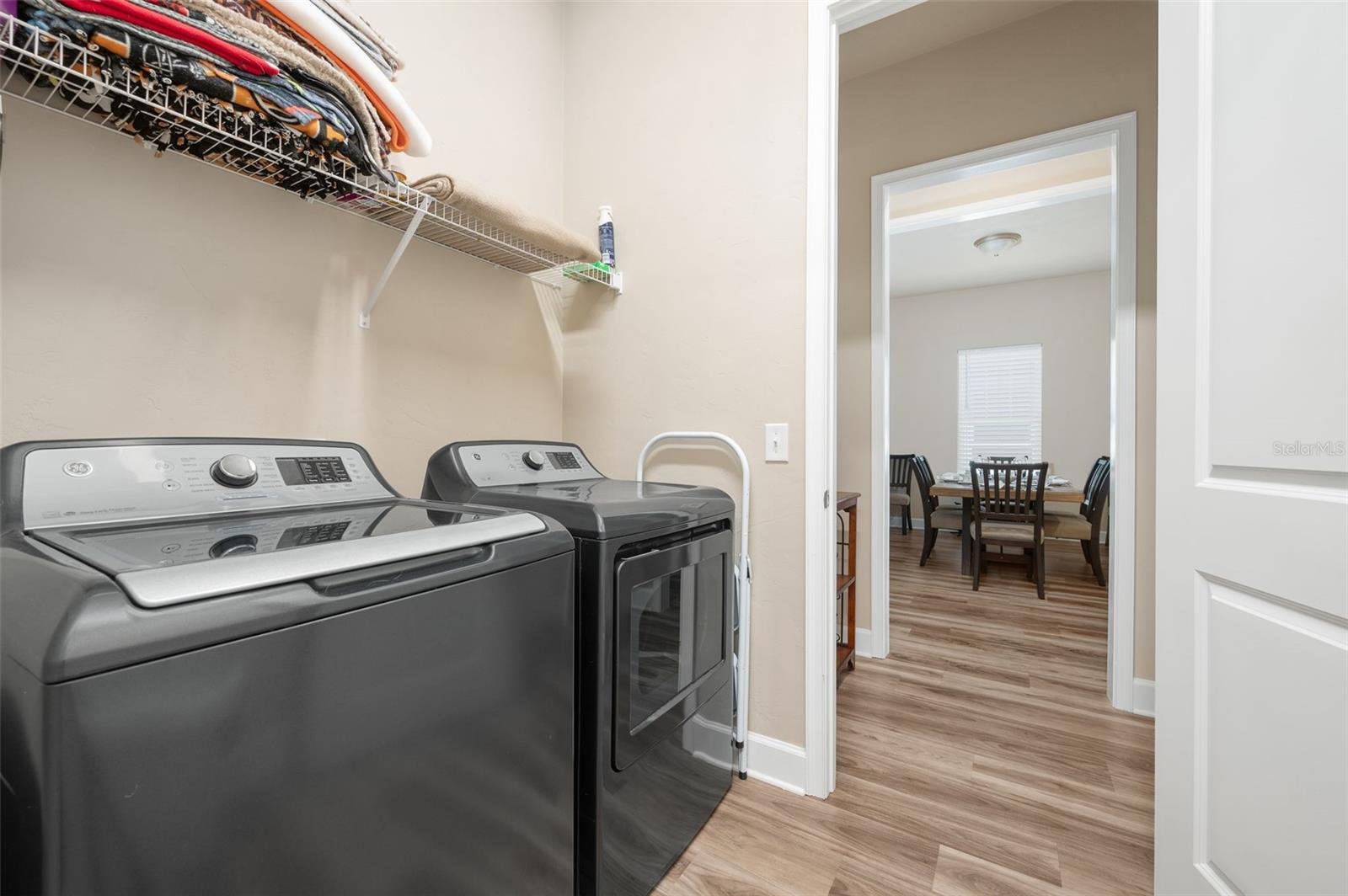 Conveniently Located Laundry Room