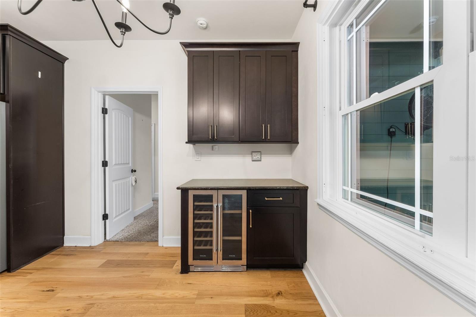 Coffee bar/beverage fridge