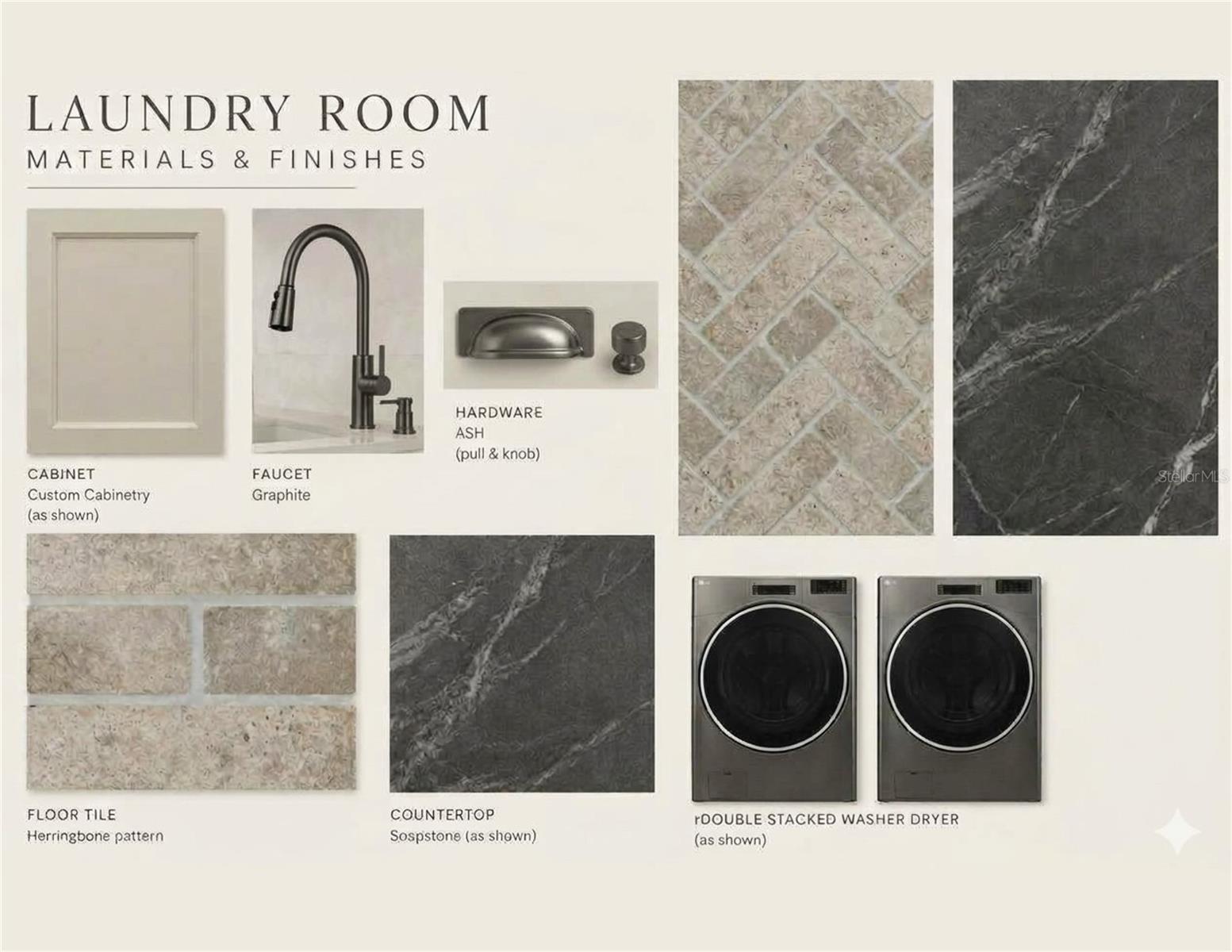 Laundry room selections