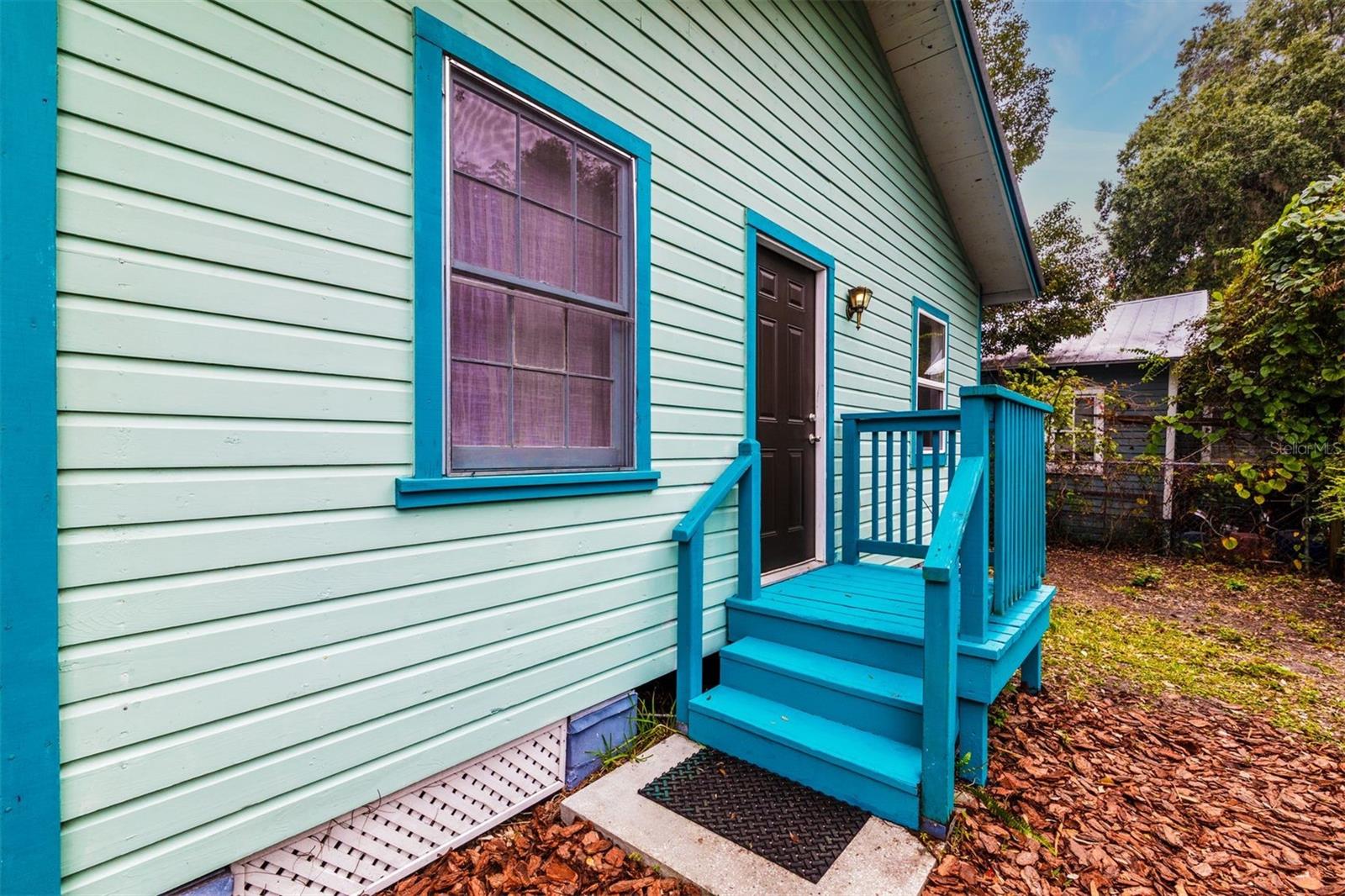 Rear entrance