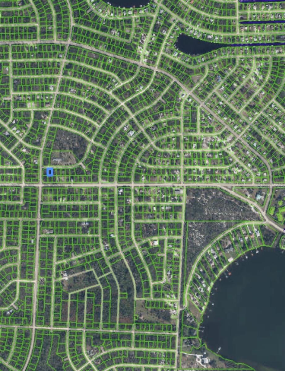 Aerial view of lot proximity to Lake June