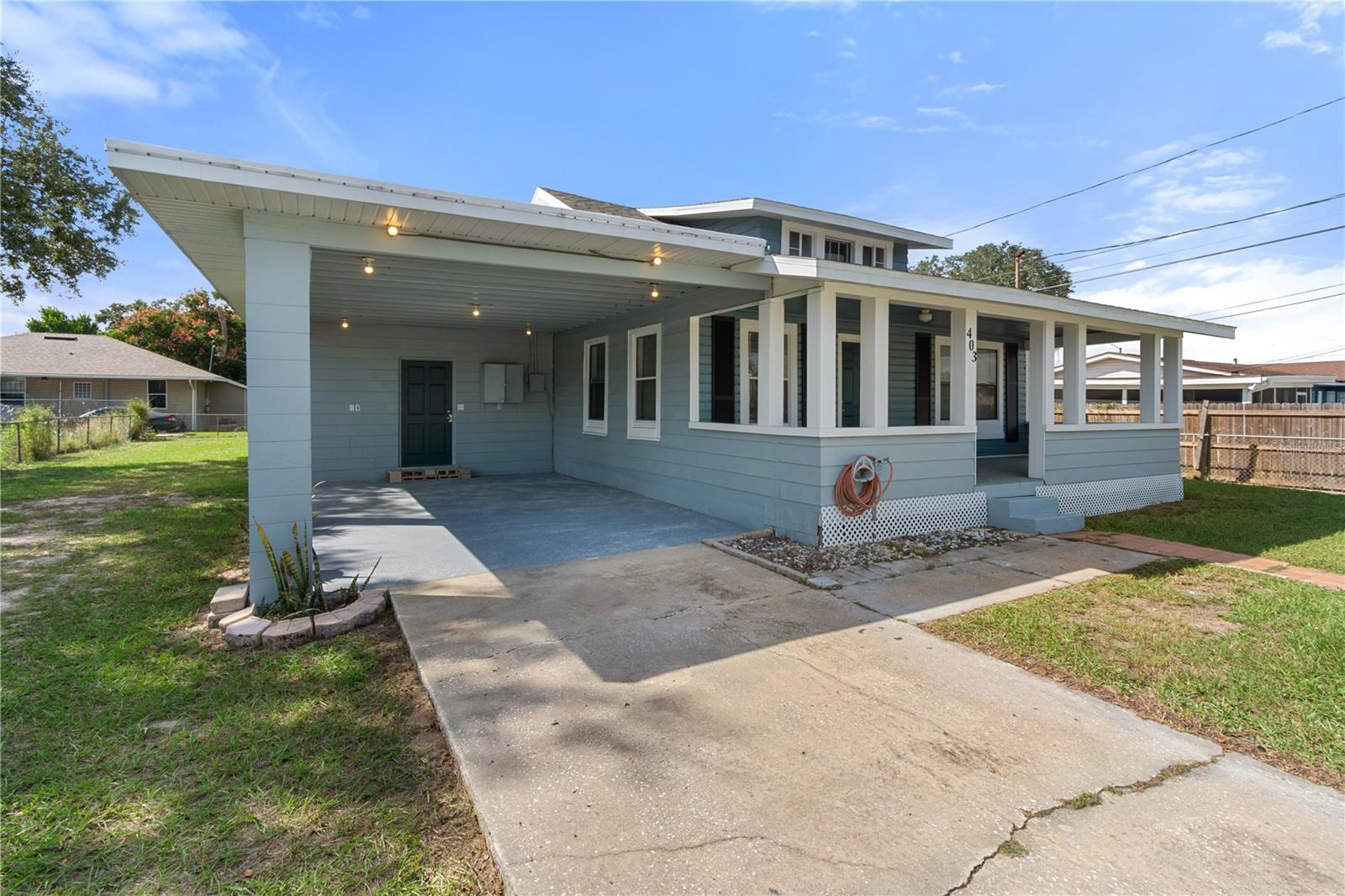 Attached Carport