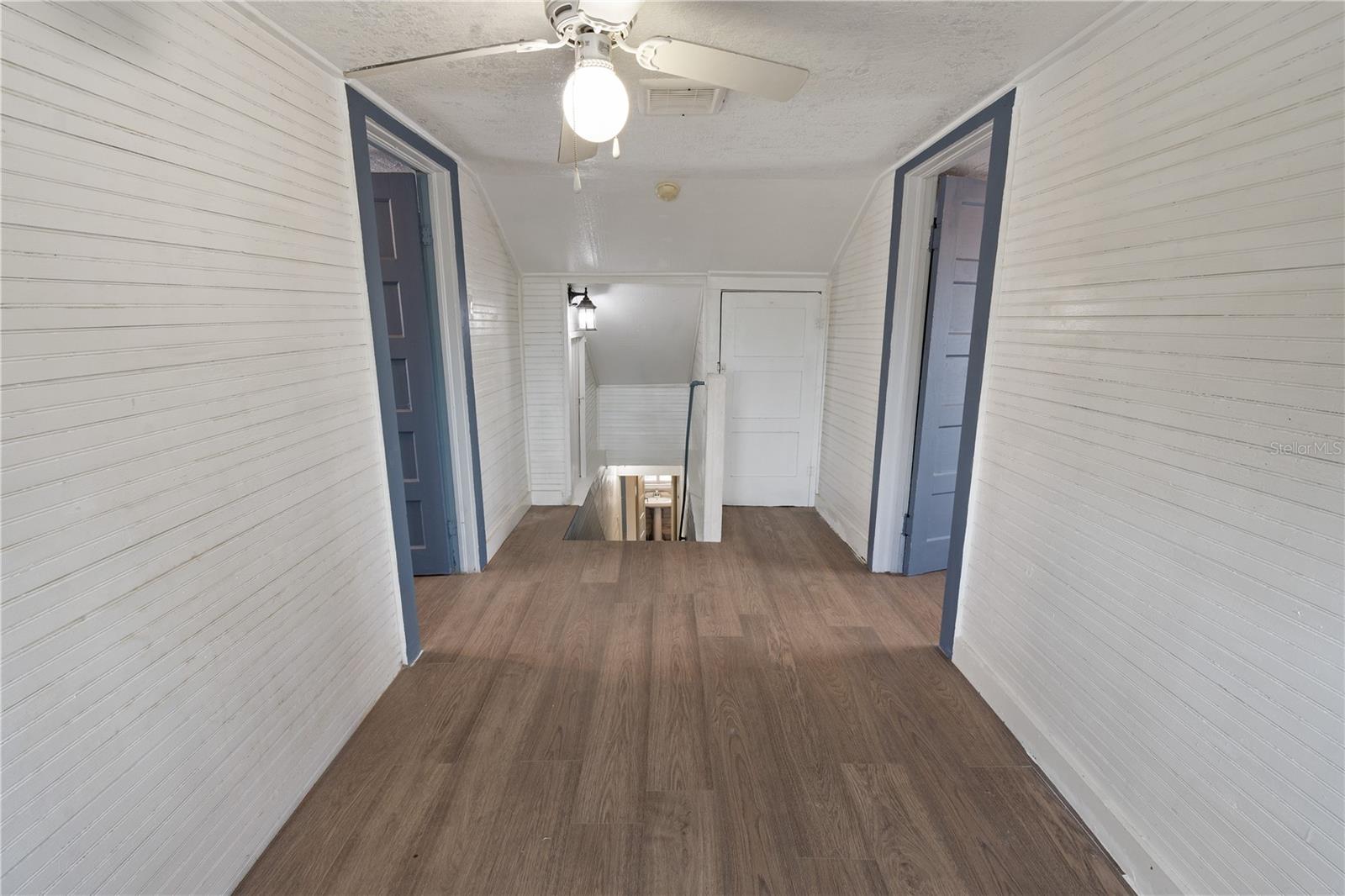 Upstairs view toward stairs