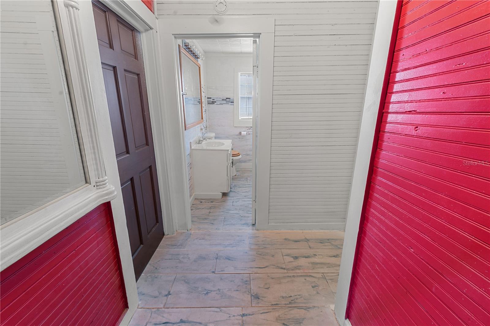 Hall to Downstairs Bathroom