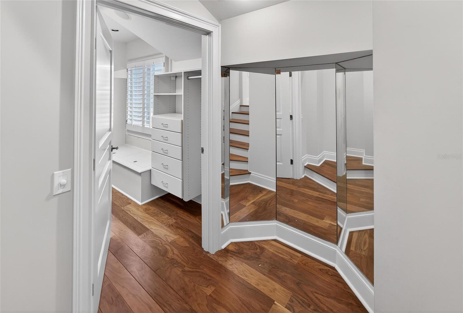 Dressing Area and Primary 1st Closet