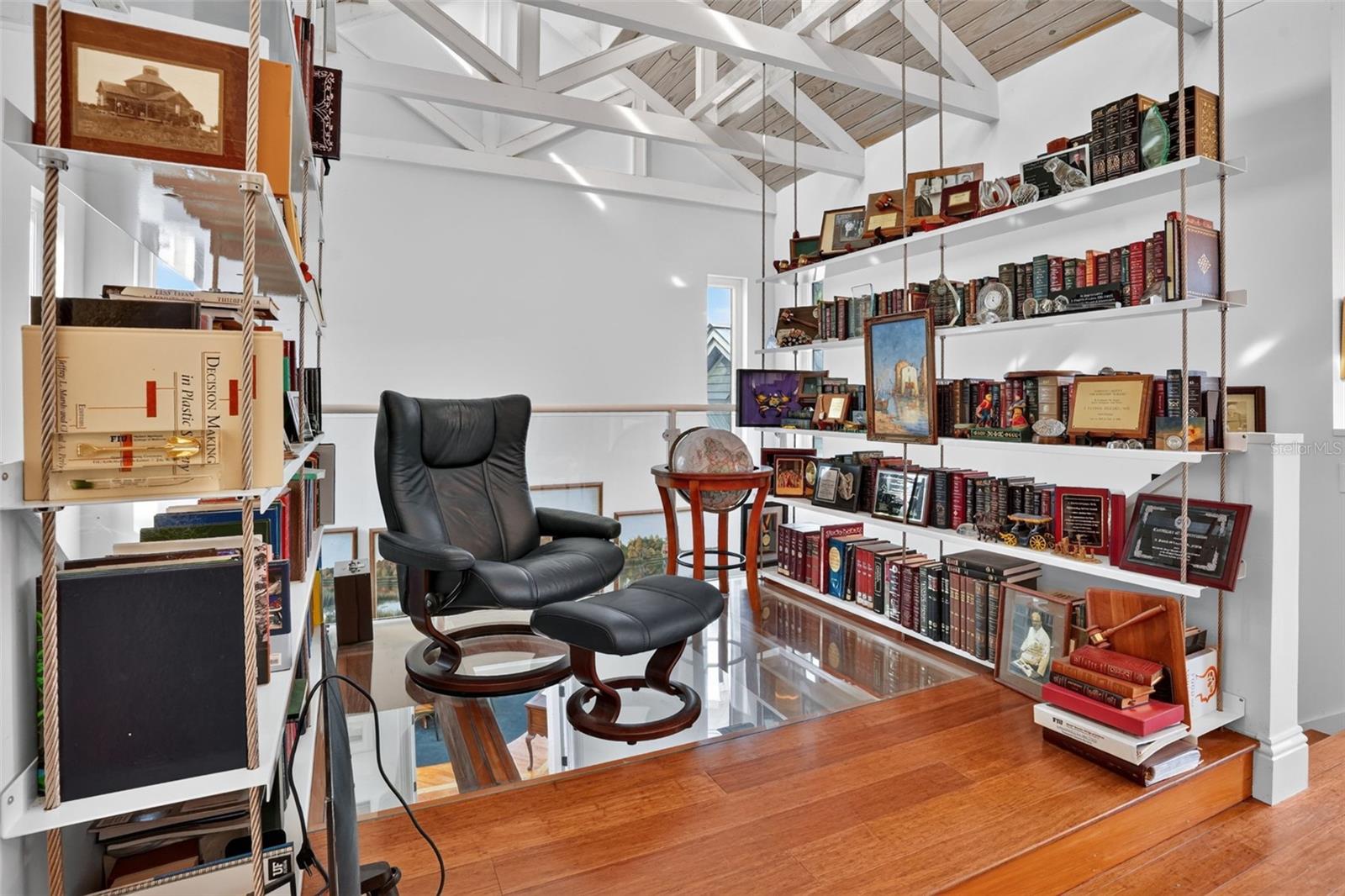 UPPER LIBRARY WITH GLASS FLOOR BANNON ISLAND L4961212