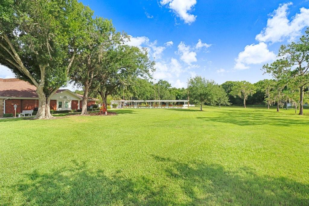 Clubhouse and shuffleboard courts