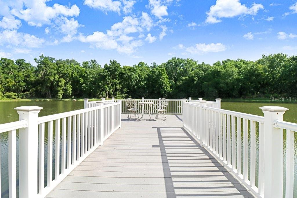 Dock to pond.
