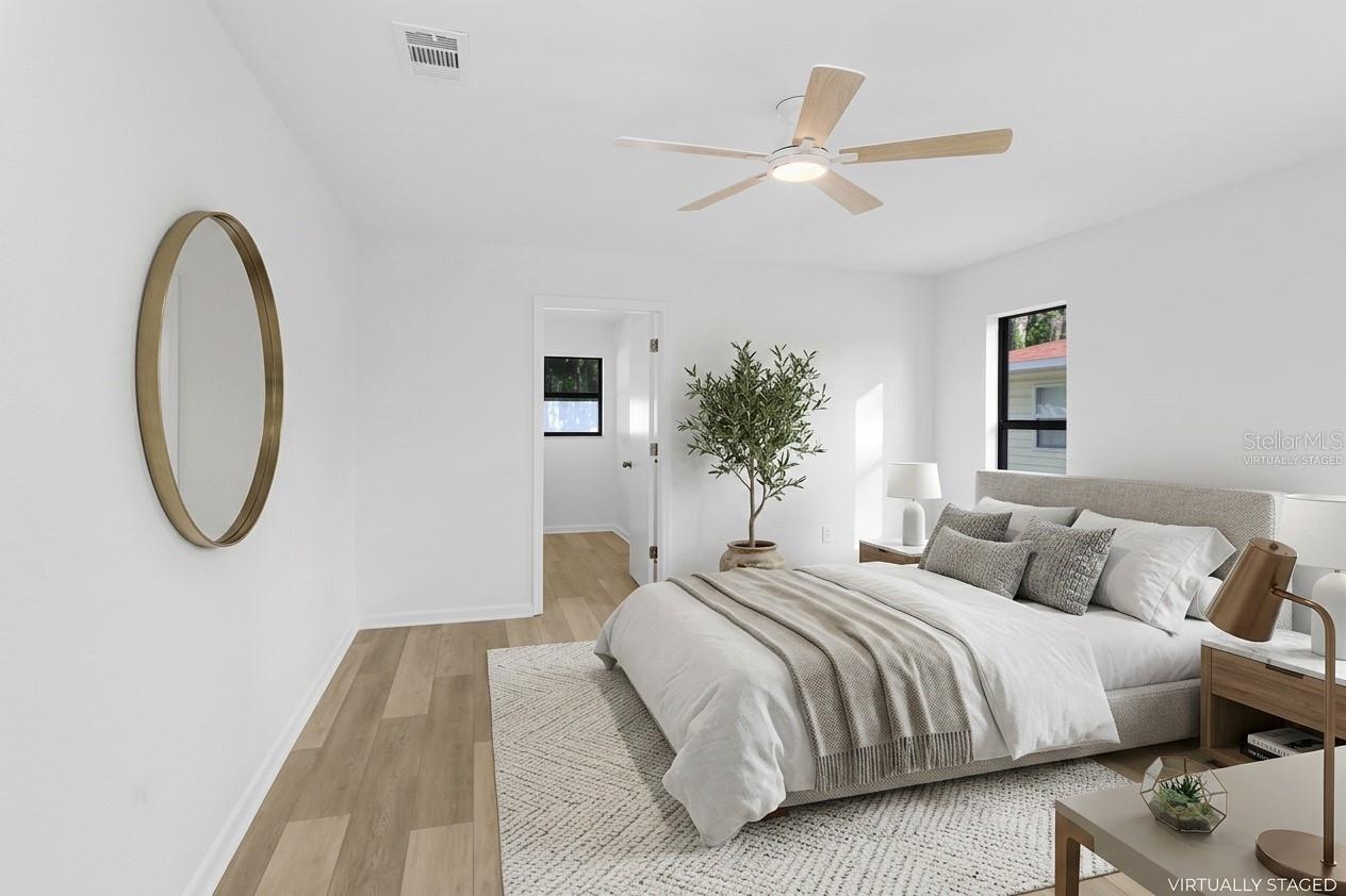 Virtually Staged. Primary Bedroom with Ensuite. Virtually Staged. Primary Bedroom with Ensuite.