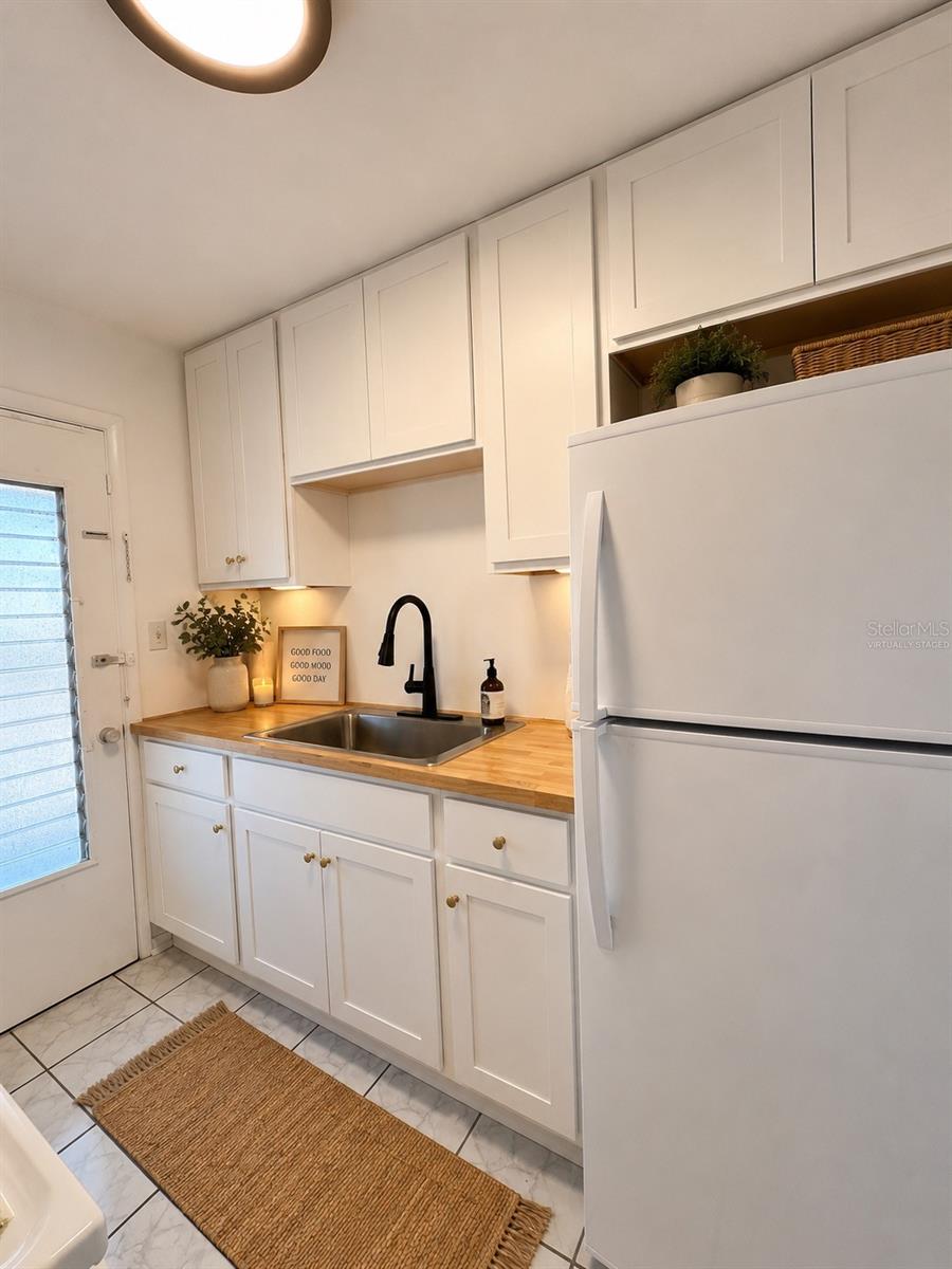 Virtually staged Kitchen