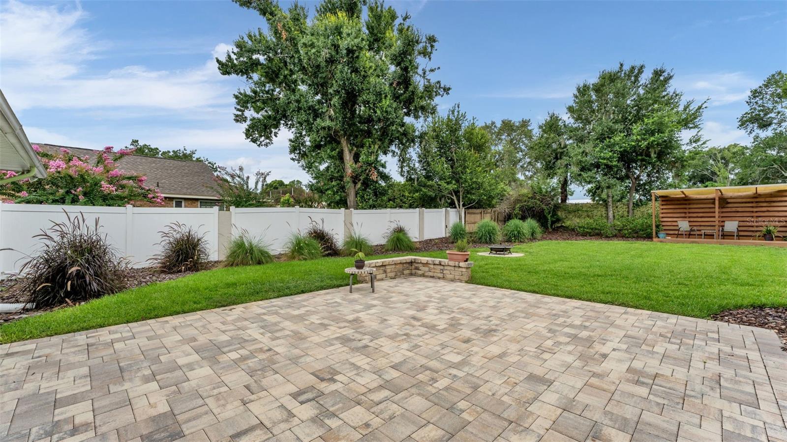 oversized paver patio