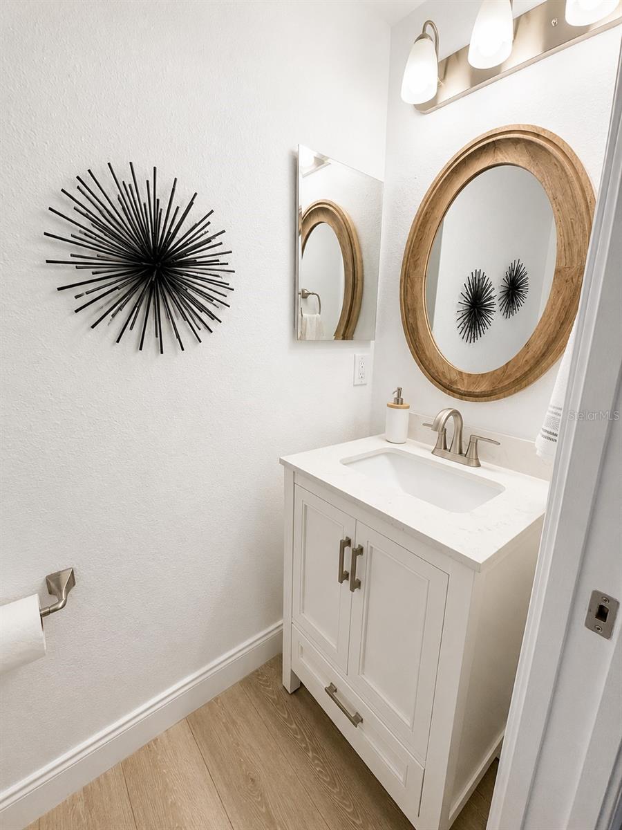 downstairs guest half bath