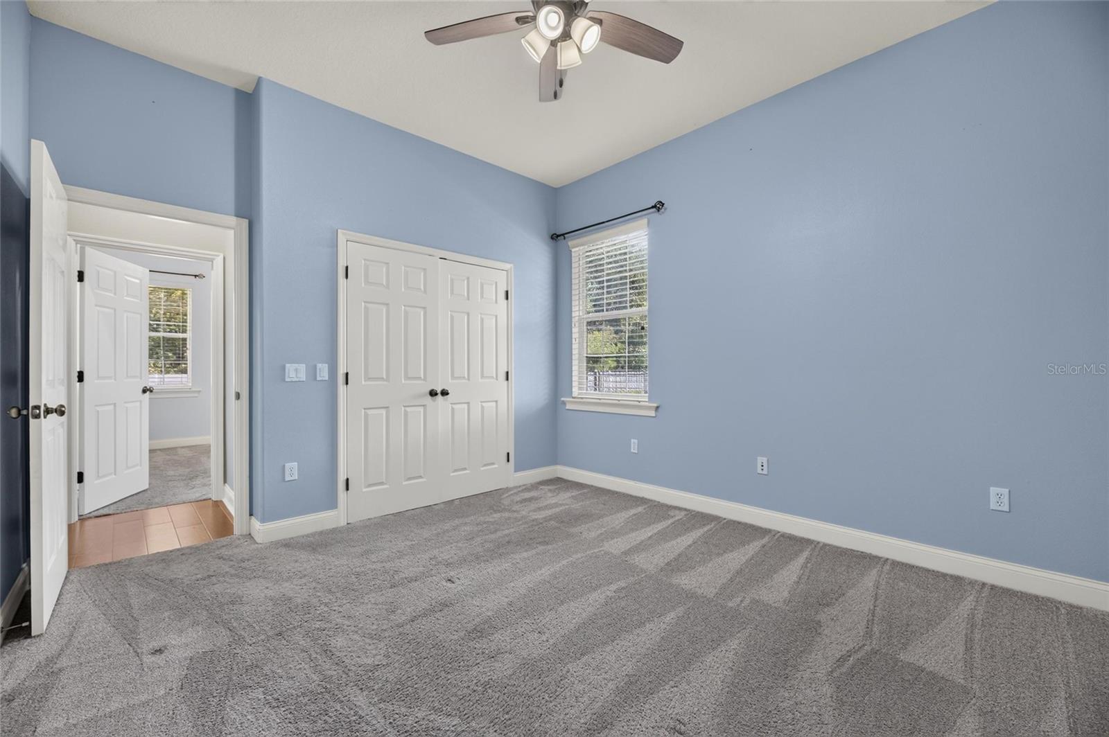 This bedroom can be a mother in law suite with its own full bathroom