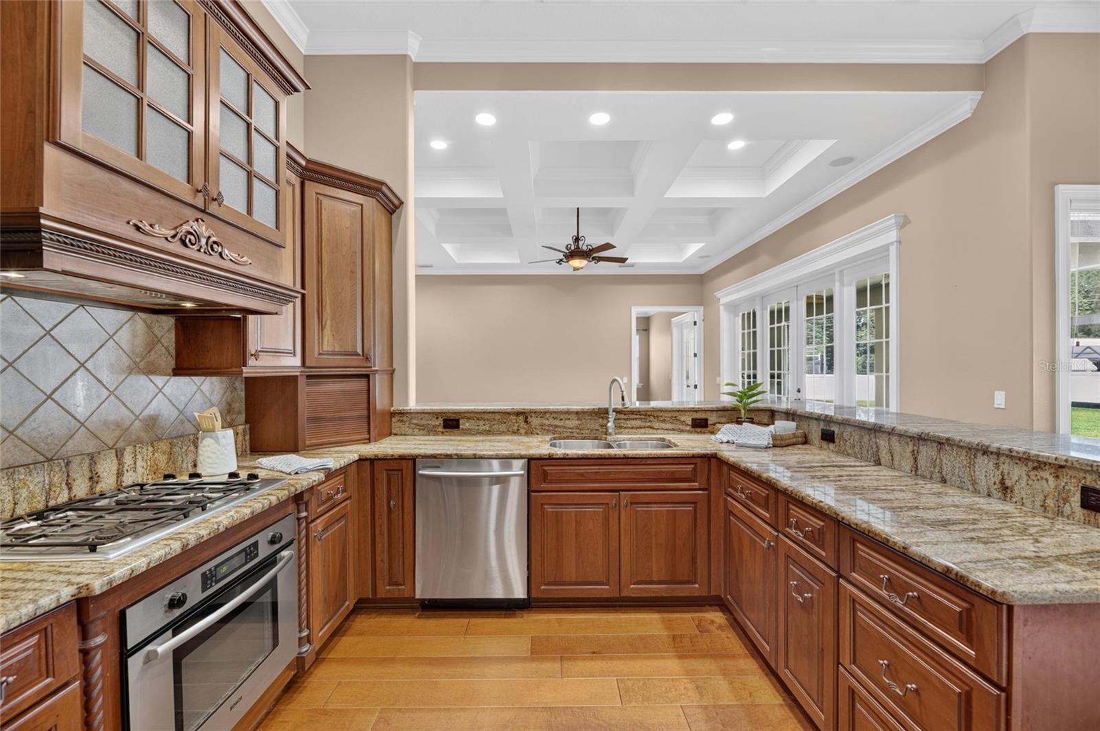Lots of Counter Space and Cabinets