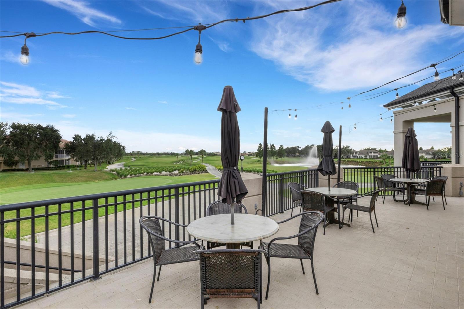Enjoy dining outdoors on the terrace when weather permits.