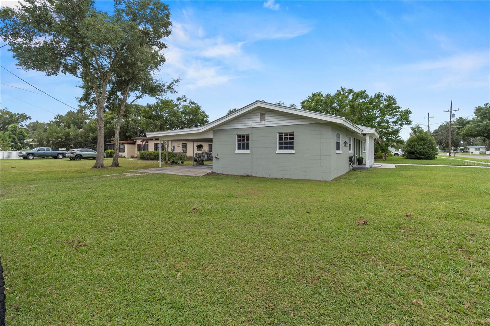 Large corner lot