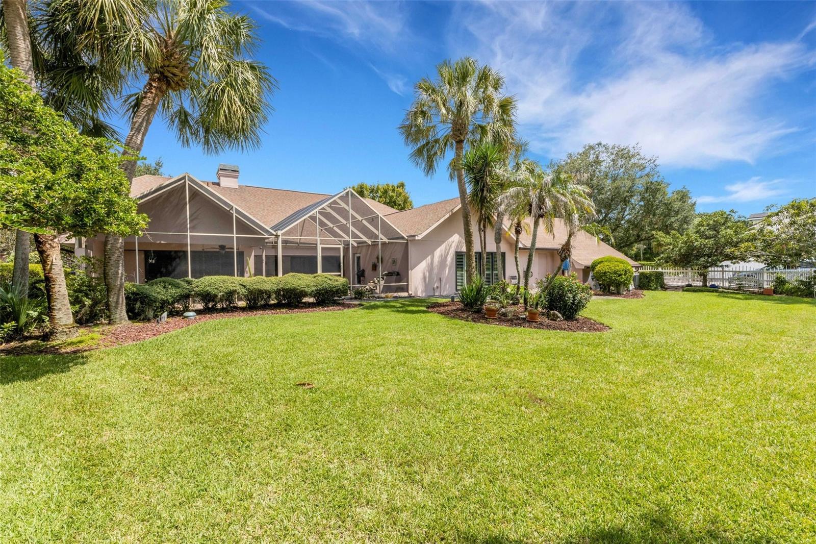 The home is situated on a 0.64-acre lot.