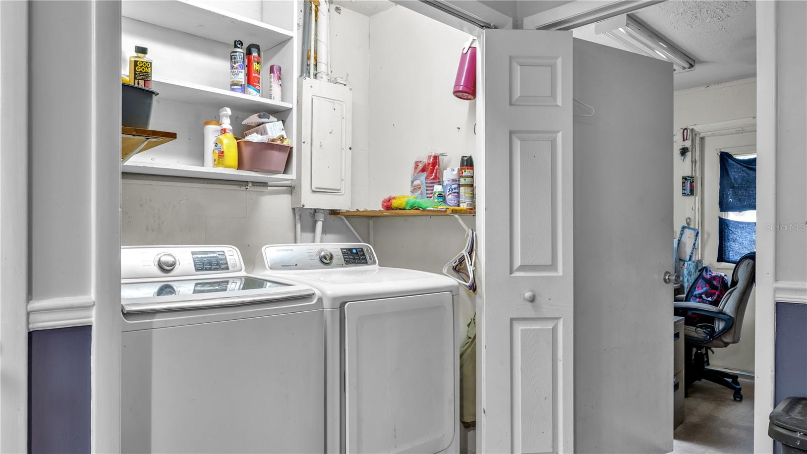 Laundry closet Laundry closet