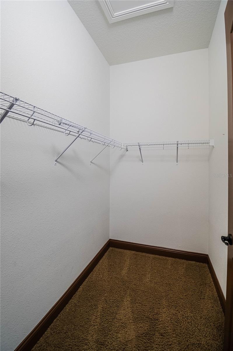 Walk in Closets in all secondary bedrooms