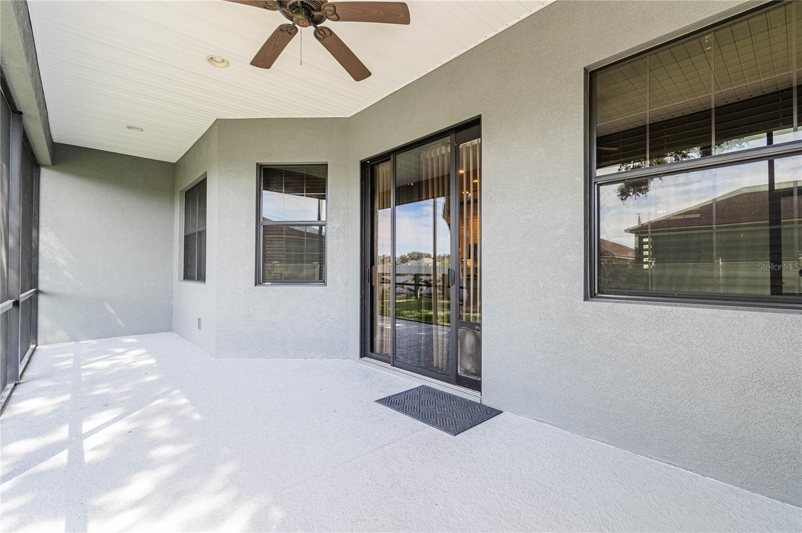 Lanai located at the back of home28 x 10 ft