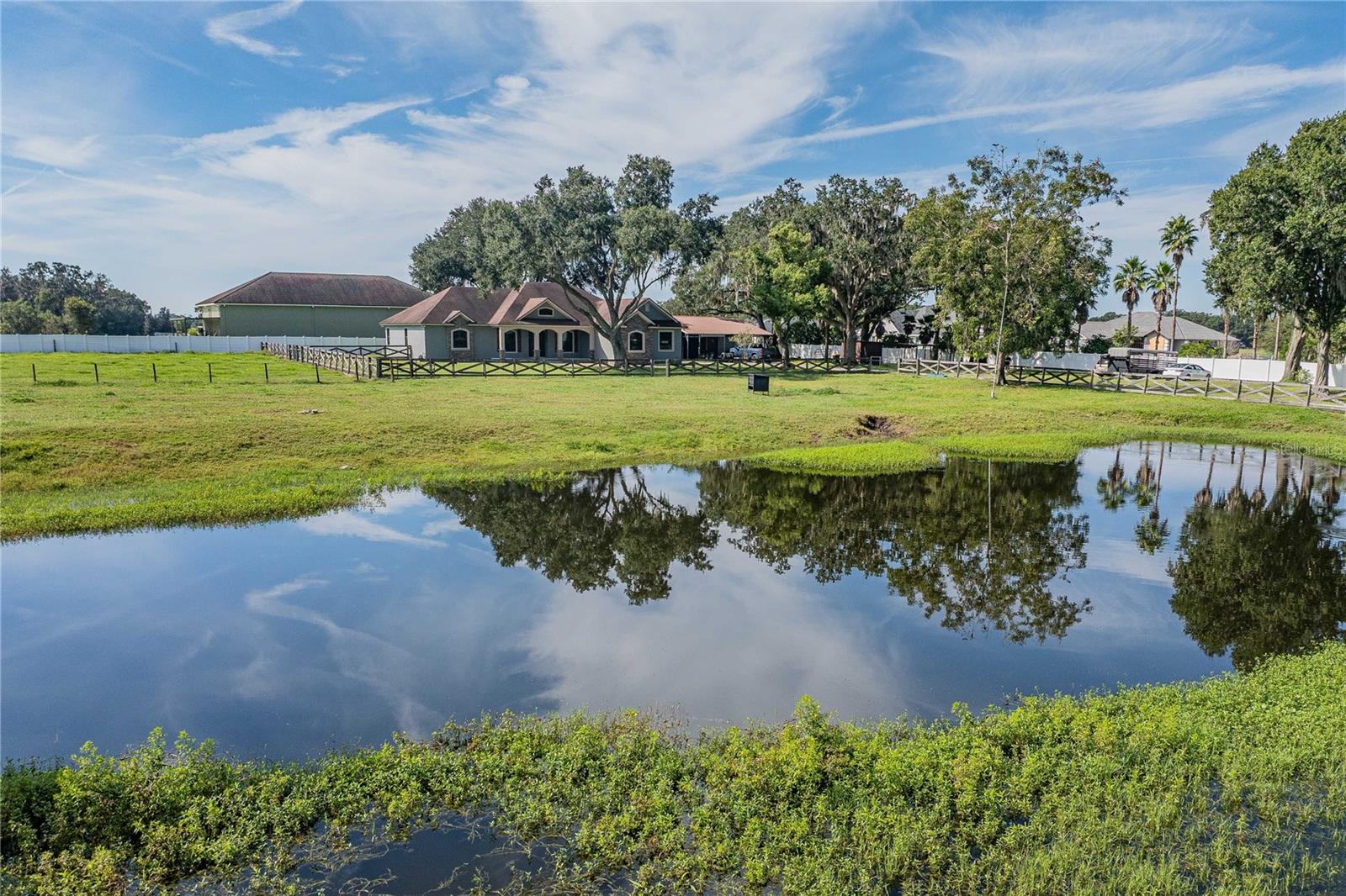 This home has it's own pond! This home has it's own pond!