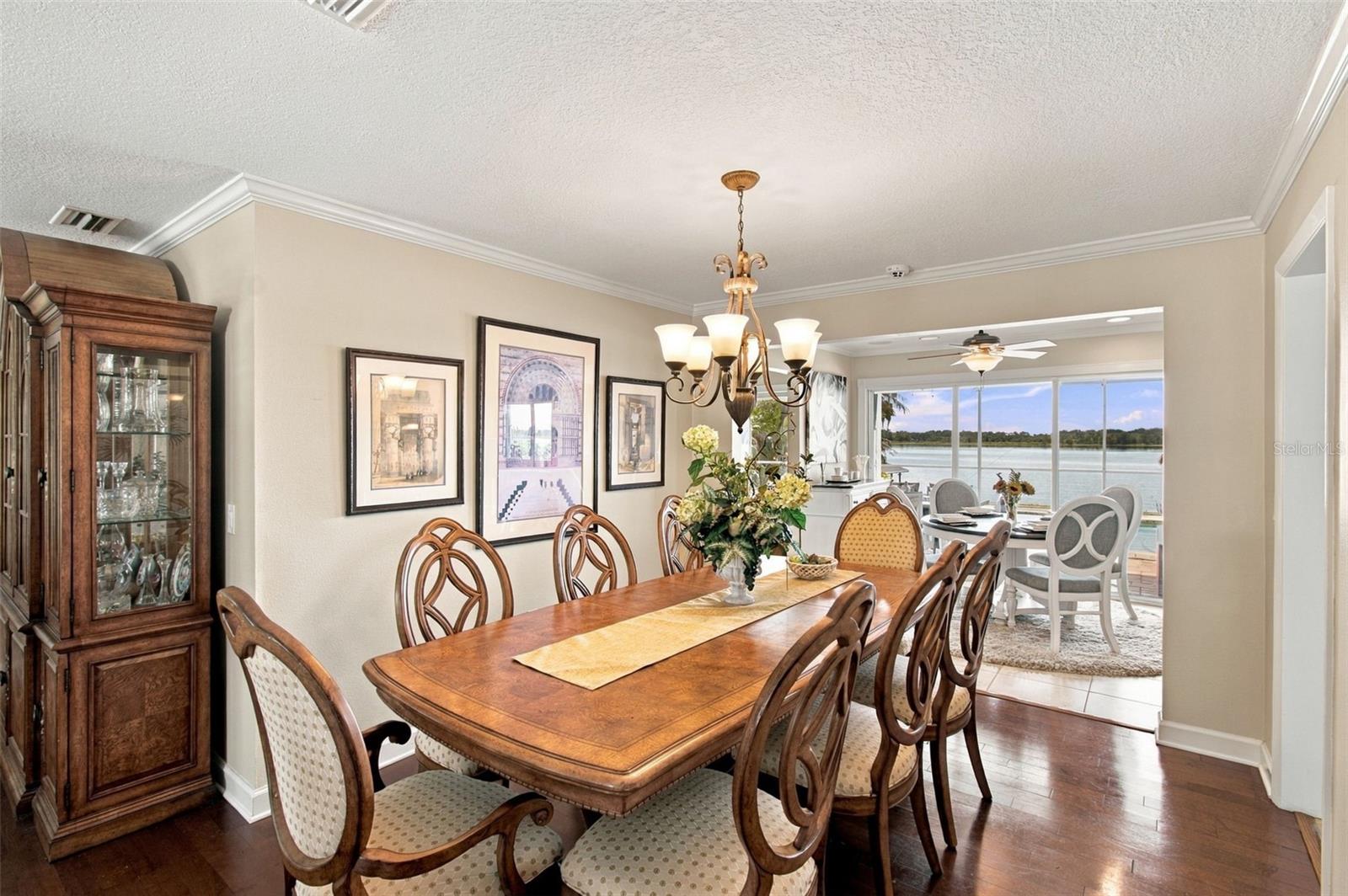 Lakeview formal dining room