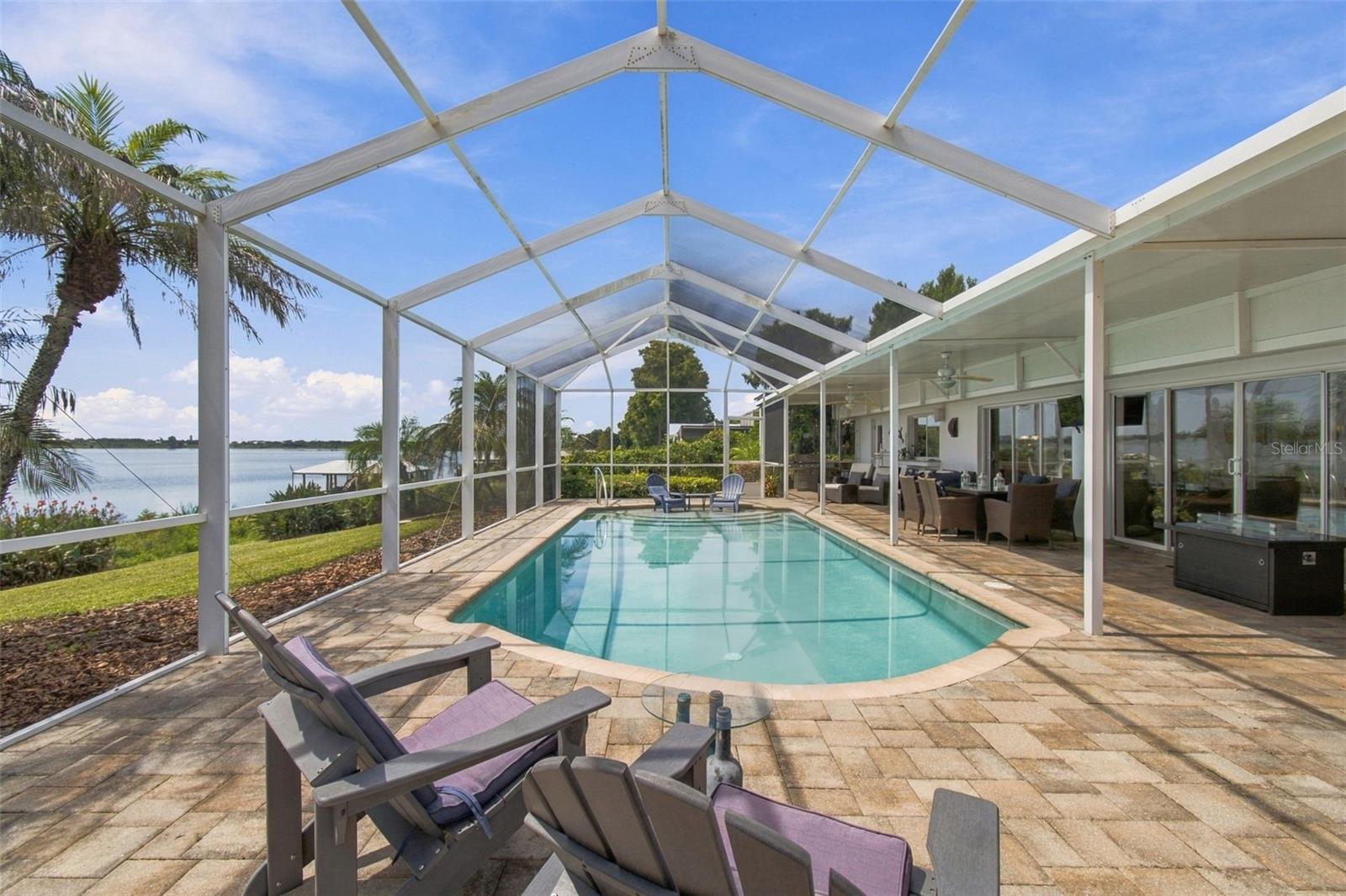 Screen enclosed pool