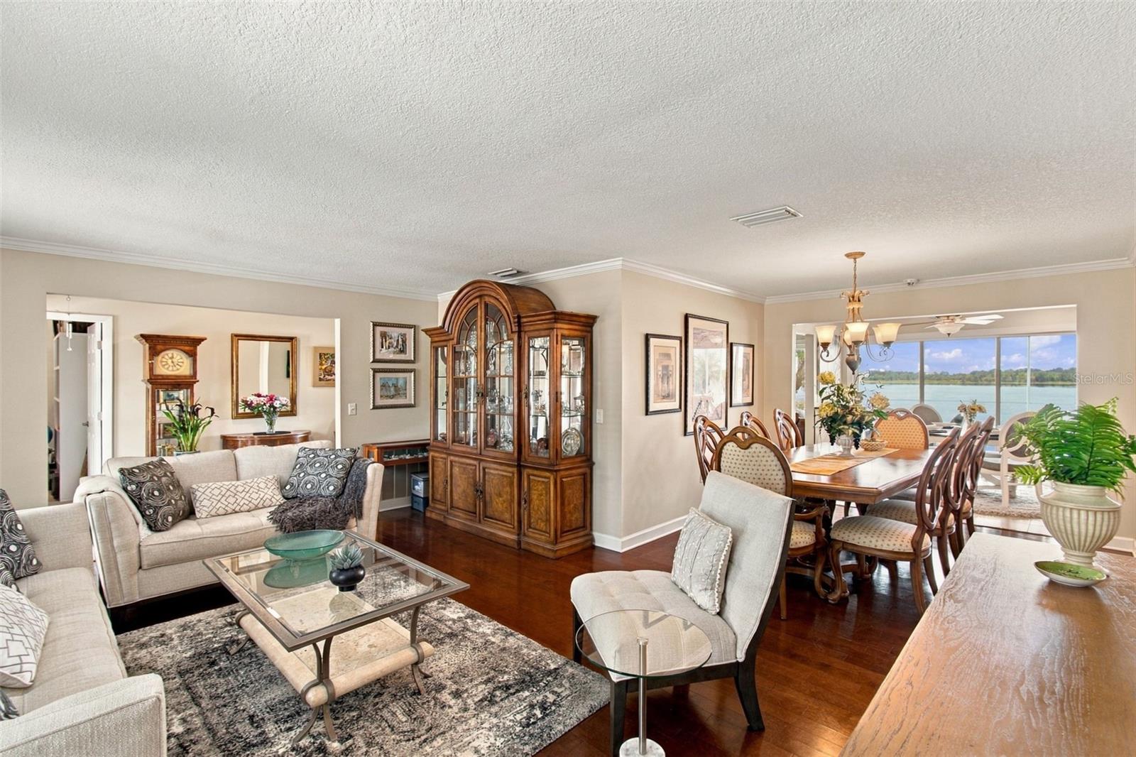 Formal living room & dining room - Hardwood flooring Formal living room & dining room - Hardwood flooring