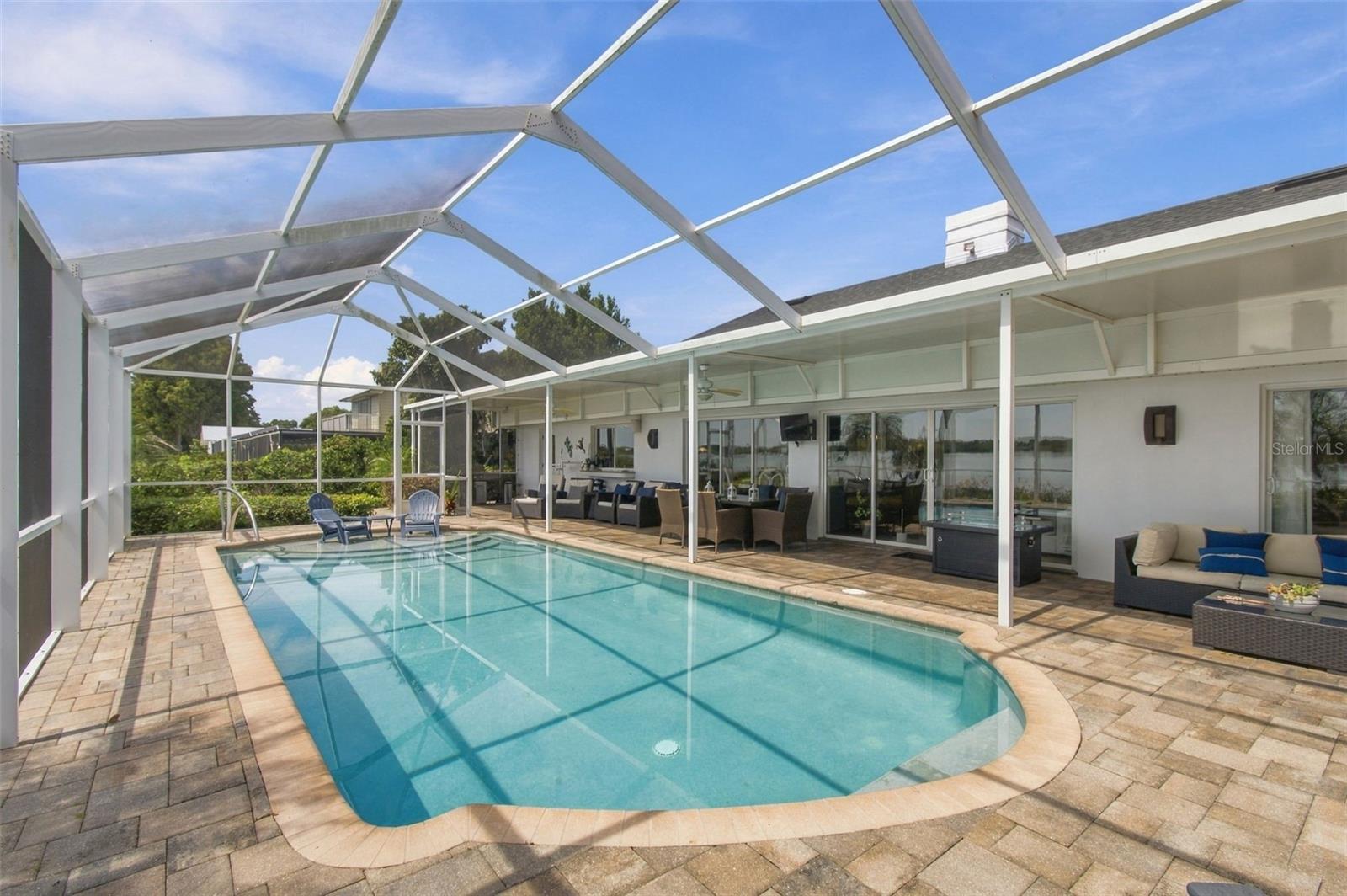 Screen enclosed pool